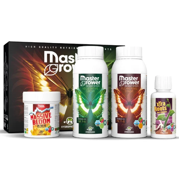 Hydropassion – Starter-Dünger pack Master Grower – 2x 100ml + 2x 500ml