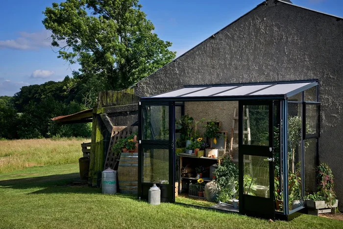 Juliana Gewächshaus Veranda – Anthrazit, 4,4 m²