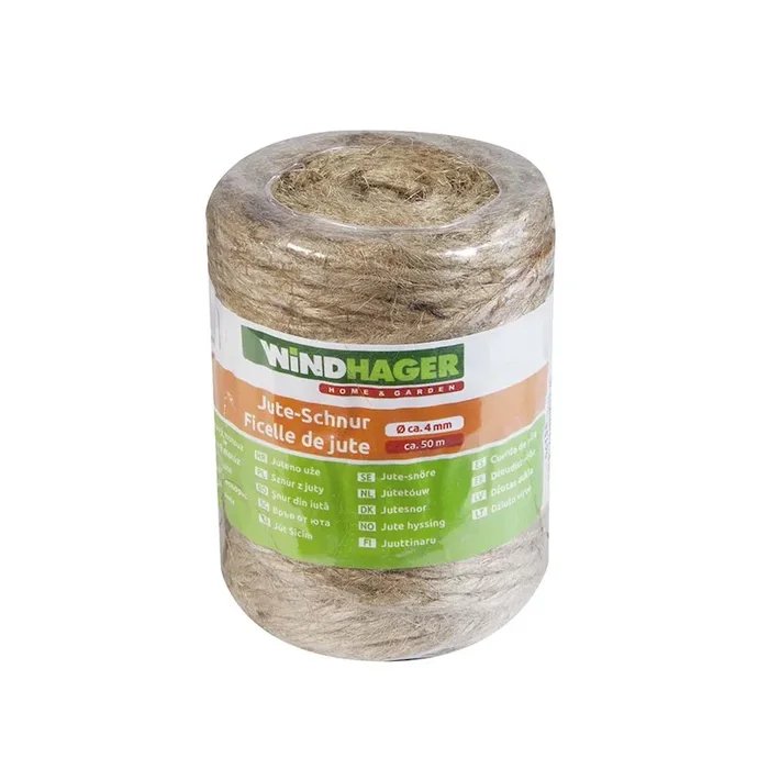 Jute-Schnur, 4 mm x 50 m, natur Bestellnummer 7713511