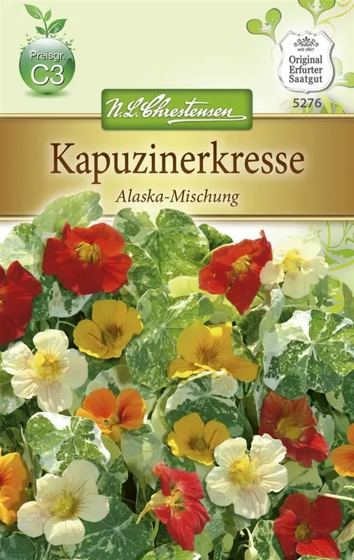 Kapuzinerkressesamen ‚Alaska‘