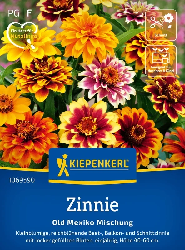 Kiepenkerl Zinnie „Old Mexiko“