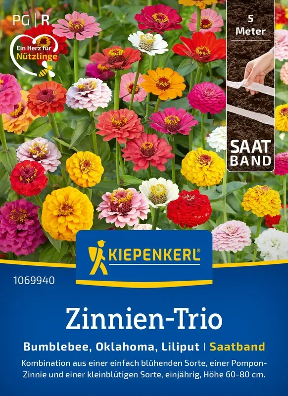 Kiepenkerl Zinnien-Trio
