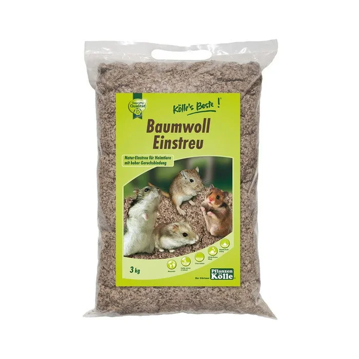 Kölles Beste Baumwoll Einstreu, 3 kg