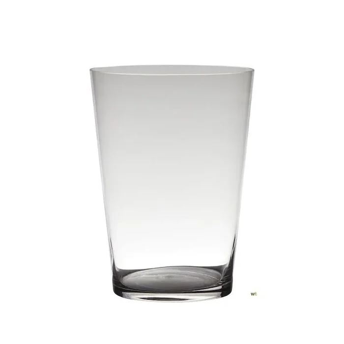 Konische Glasvase H30 D22