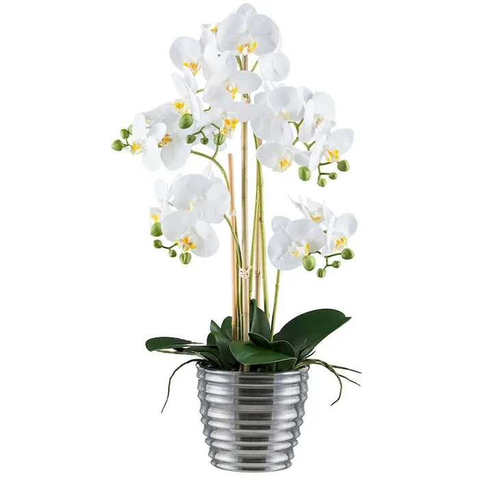 Kunstblume Orchidee im stilvollen Keramiktopf Bestellnummer 8000824