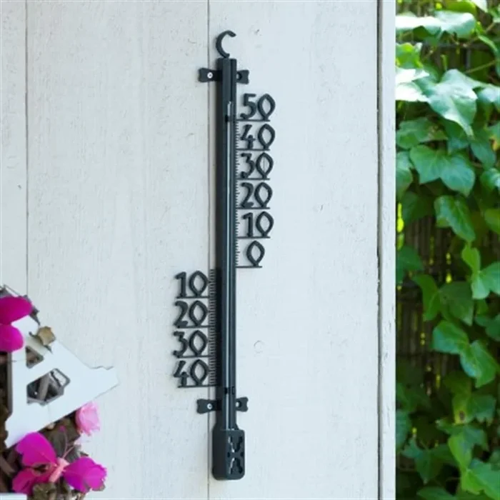 Kunststoffthermometer schwarz