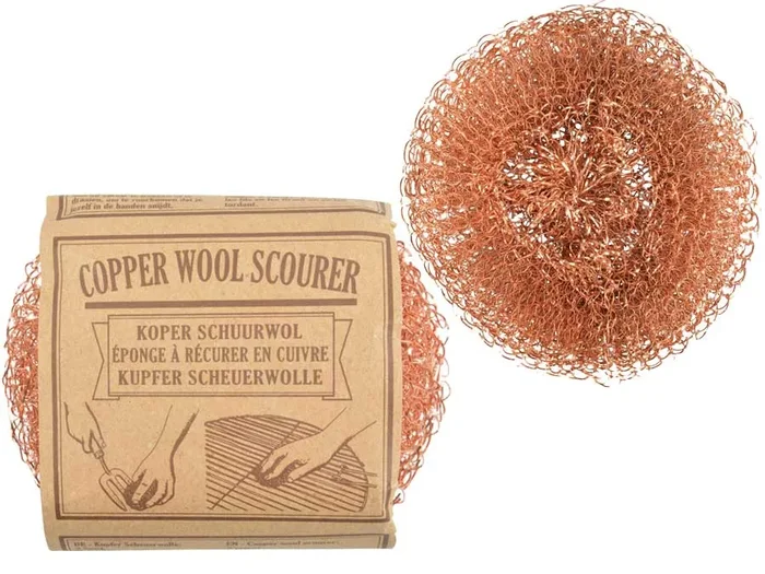 Kupfer Scheuerwolle / Spülschwamm, 2er Set
