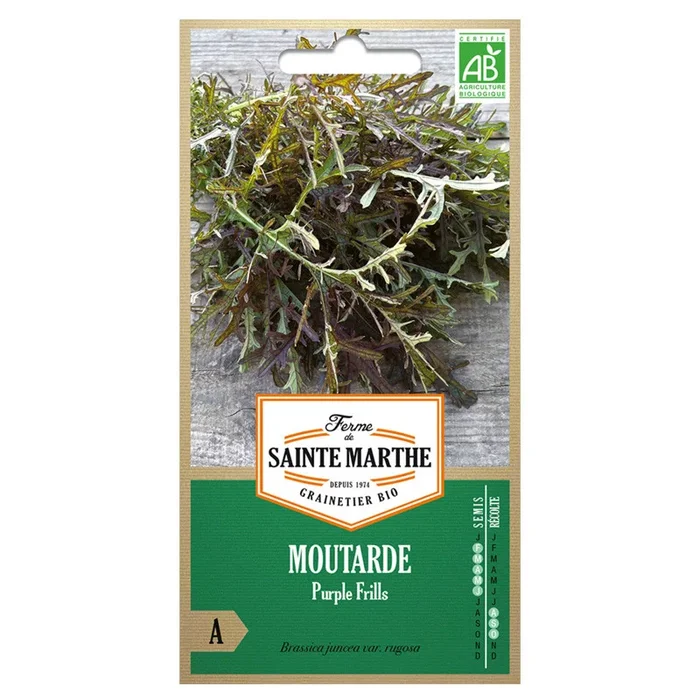 La ferme Sainte Marthe – 300 graines AB – Senf purple frills