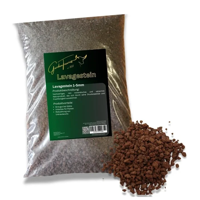 Lavagestein1-5 mm aus der Vulkaneifel viele Anwendungsmöglichkeiten 5 Liter