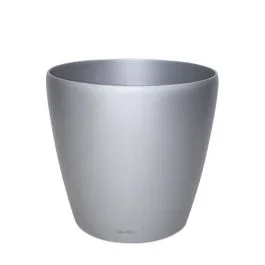 Lechuza Classico dekorative Topf 35×33 cm Silber