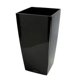 Lechuza Cubico Ziertopf 40x40x75 cm schwarz all-in