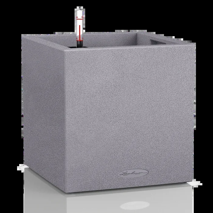 Lechuza Pflanzgefäß CANTO Stone low 40, Steingrau