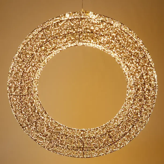 LED Kranz, warmweiß, 3000 LEDs, ca. Ø 55 cm