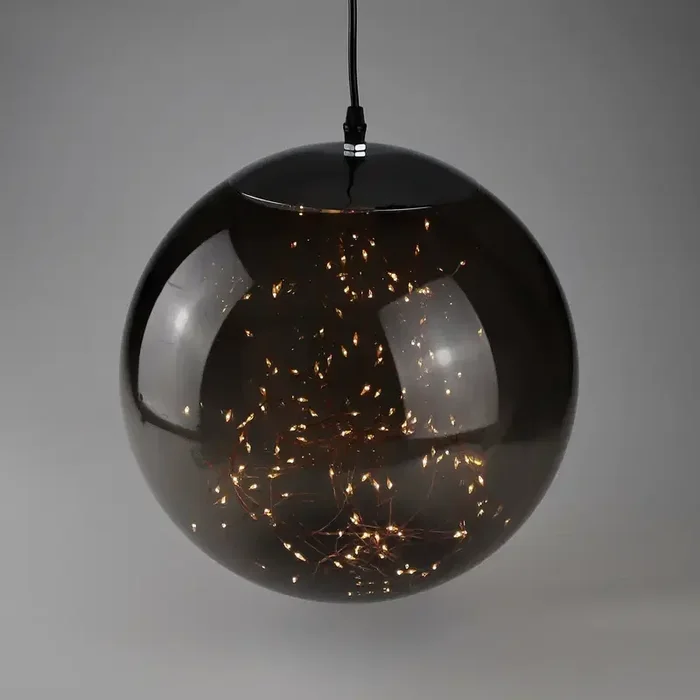 LED Kugel, warmweiß, 140 LEDs, rauch, ca. Ø 30 cm