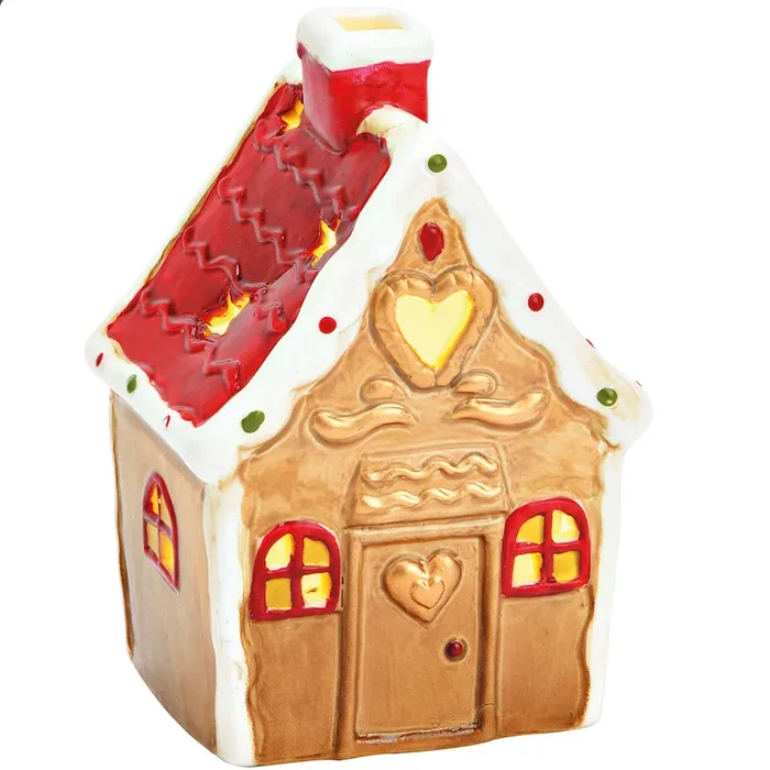 Lichthaus Lebkuchenhaus mit LED-Beleuchtung Bestellnummer 9000724