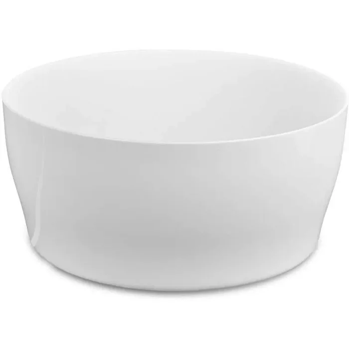 Living Floralo piatto rotondo hoch-bianco lucido, 28 x 13 cm