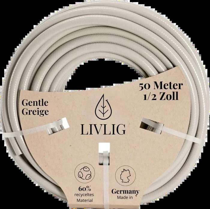 LIVLIG Design Gartenschlauch 50m, Greige