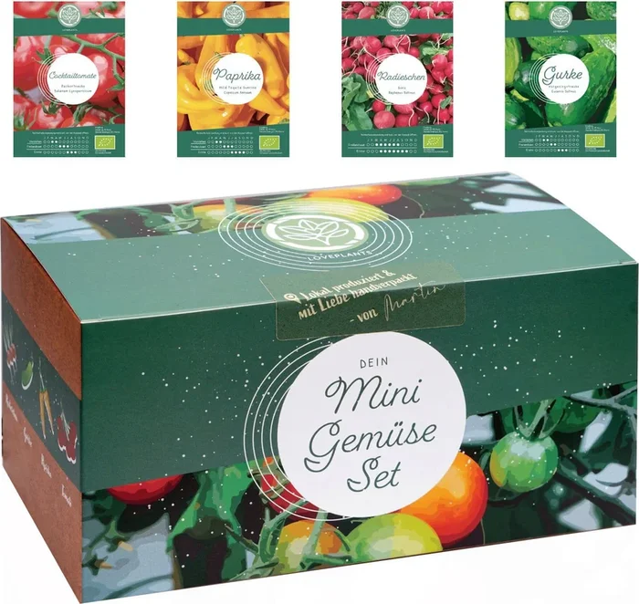 LOVEPLANTS Bio Gemüse Anzuchtset
