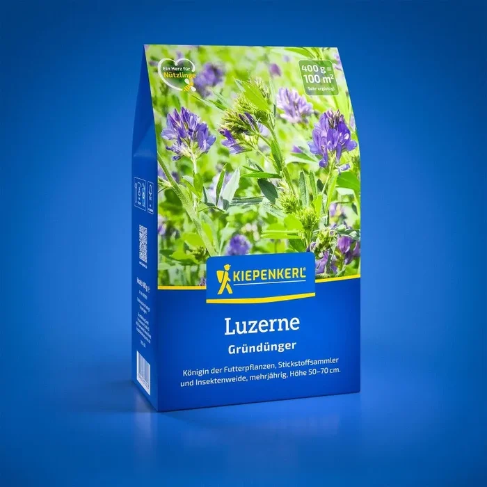 Luzerne, 400 g, Königin der Futterpflanzen – Stickstoffsammler und Insektenweide – mehrjährig
