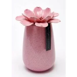 Madelief Vase Porzellan 14x20cm rosa