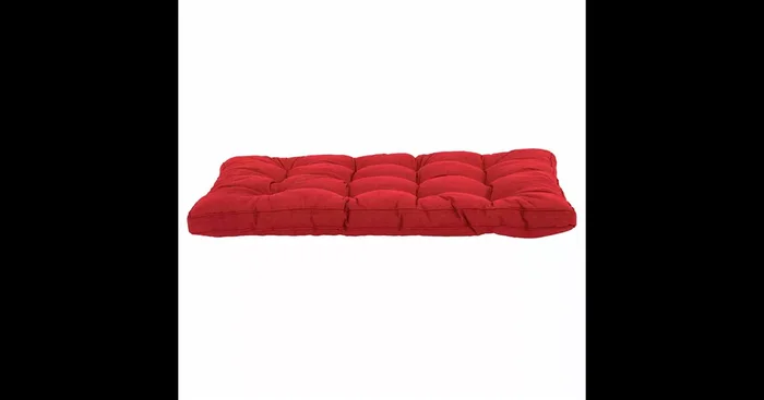 Madison Palettensitzkissen Basic 120×80 cm rot