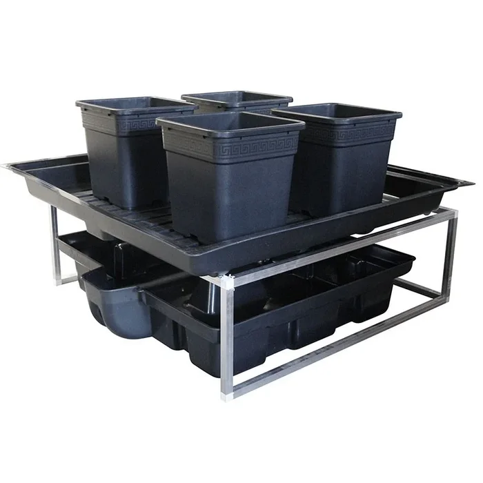 Maree-Tisch Flowtable Pro 1.44M2 + 4 Töpfe 25 L Komplettes System