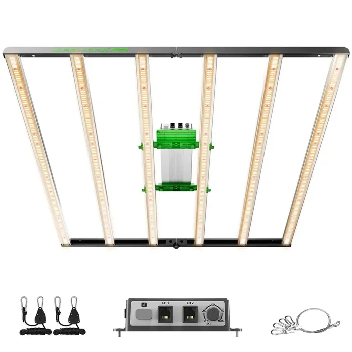 Mars Hydro FC-E6500 LED-Growlampe, 730 W, Bridgelux, Smart Dimmbar, für 150×150 cm