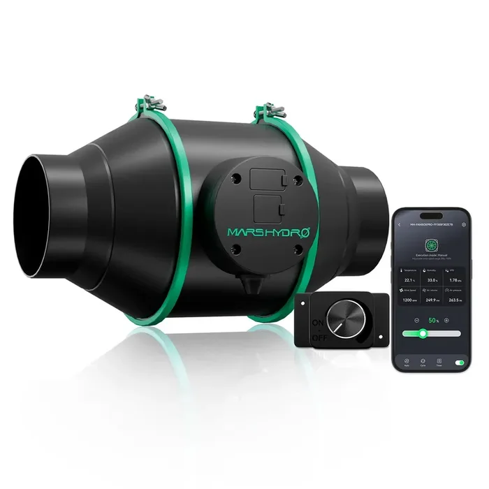 Mars Hydro iFresh 4″ Smart Inline Rohrventilator – 2025, App-Steuerung & leise