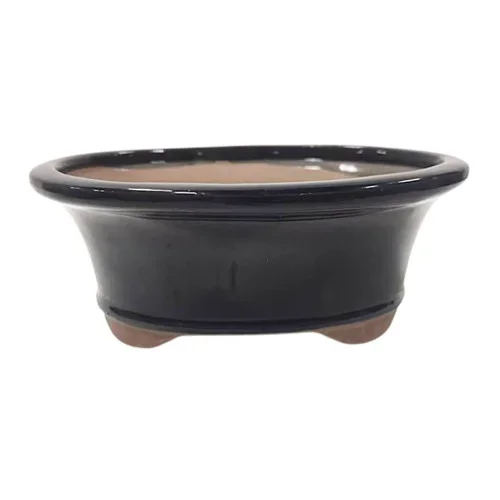 Medium Dark Navy Oval Pot – CGO9-8DN