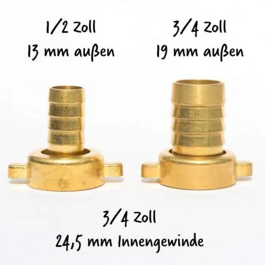 Messing-Schlauchverschraubung