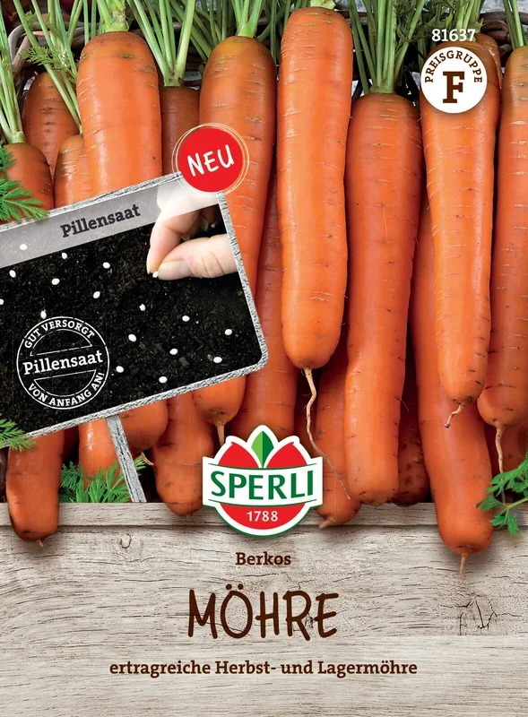 Möhre Berkos F1 Pillensaatgut