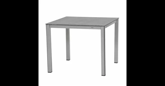 MWH Gartentisch Creatop Elements 90x90x74 cm grau