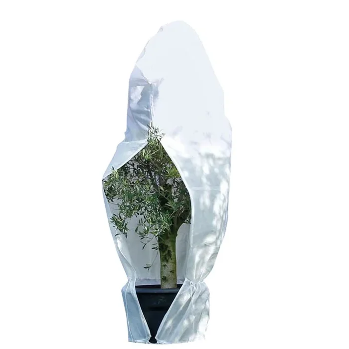 Nature – Überwinterungshülle mit Kordelzug – Weiß – 300 x 393 cm – Durchmesser 250 cm