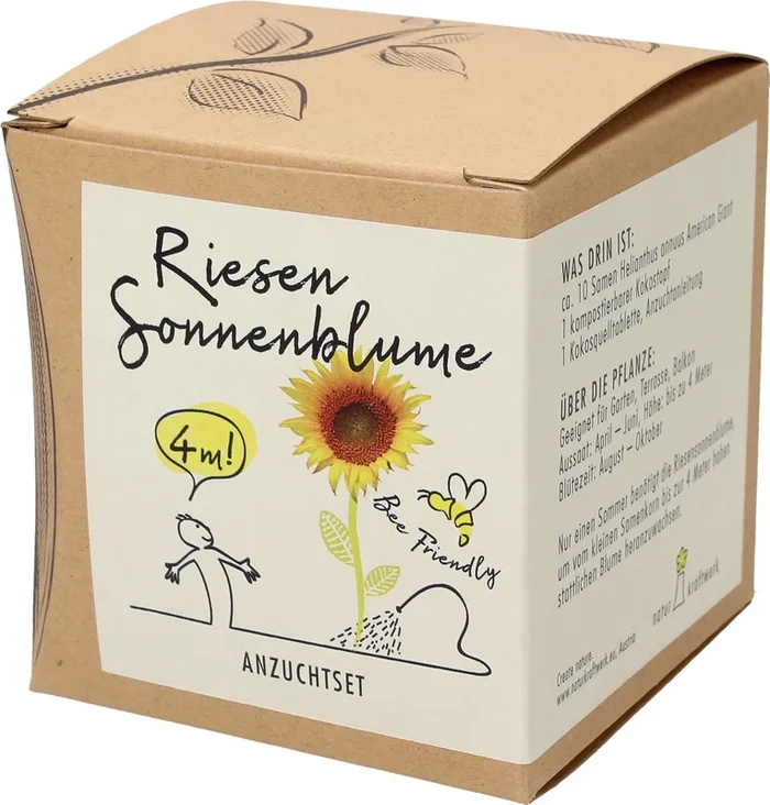 naturkraftwerk Anzuchtset „Riesensonnenblume“