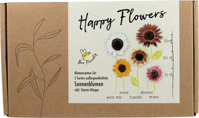naturkraftwerk Blumensamen-Set „Happy Flowers“