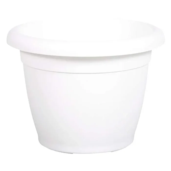 Naxos Vase Durchmesser 25cm WEISS
