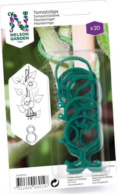 Nelson Garden Tomatenclips Grün 6 cm, 20 St.