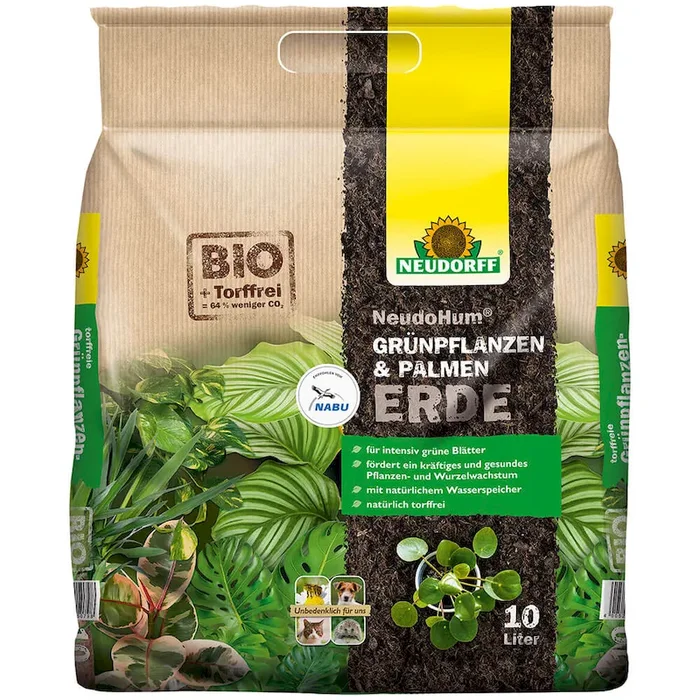 NeudoHum Grünpflanzen- & PalmenErde – 10 l (1 L / € 0,70) Bestellnummer 7705548