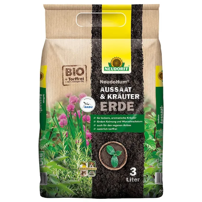 NeudoHum® ‚Aussaat- & Kräuter-Erde‘ 3 Liter (1 L / € 1,66) Bestellnummer 7702729