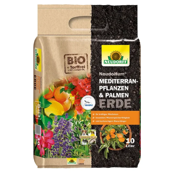 NeudoHum® Mediterranpflanzen- und PalmenErde 10 Liter (1 L / € 0,70) Bestellnummer 7703835