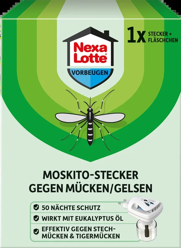 NexaLotte Insektenstecker, insektizidfrei (1 Stecker+NF)
