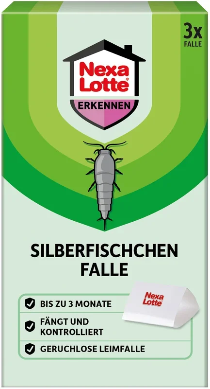 NexaLotte Silberfischchen Falle, 3 Stück