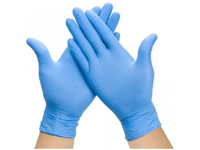 Nitril-Handschuhe blau XL, Packung mit 100 Stück