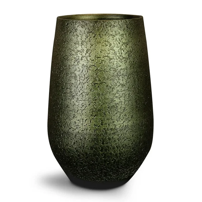 Noor Plant Vase – Velvet Green