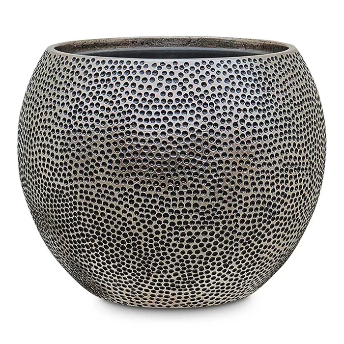 Opus Hit Globe Planter – Silver