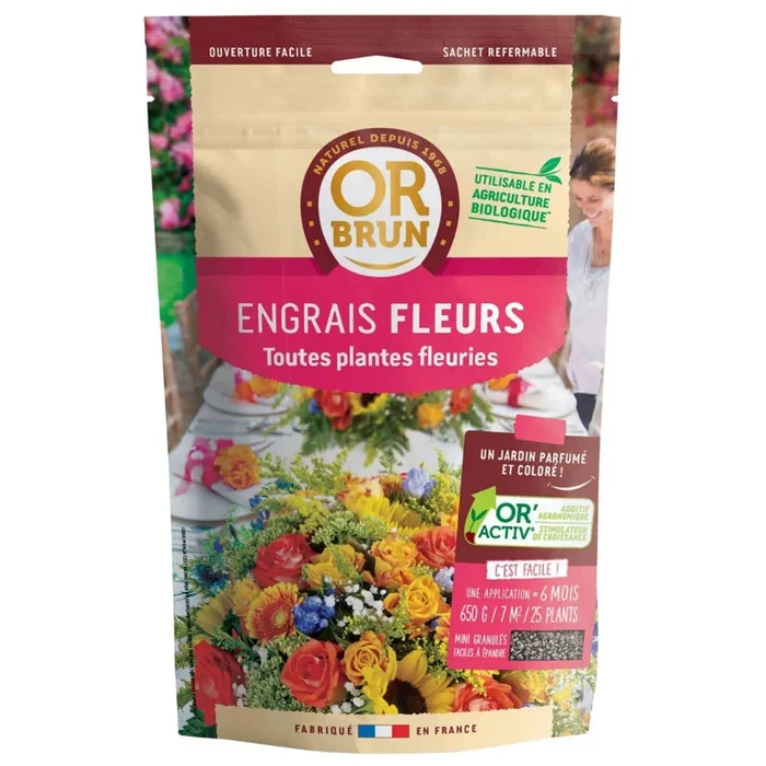 Or Brun – Blumendünger – 650G – Granulat