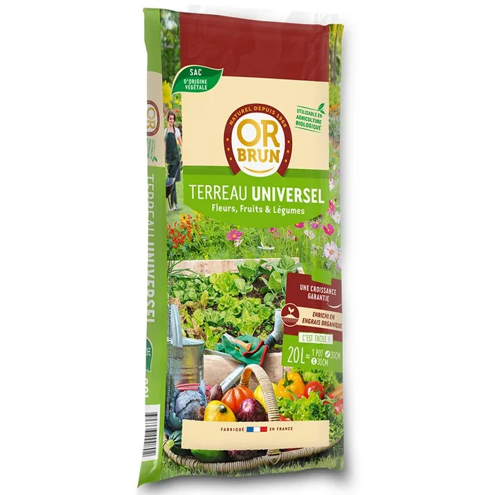 Or Brun – Universelle Blumenerde – 20L