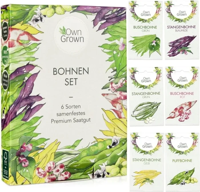 Own Grown Bohnen-Samen 6er Set