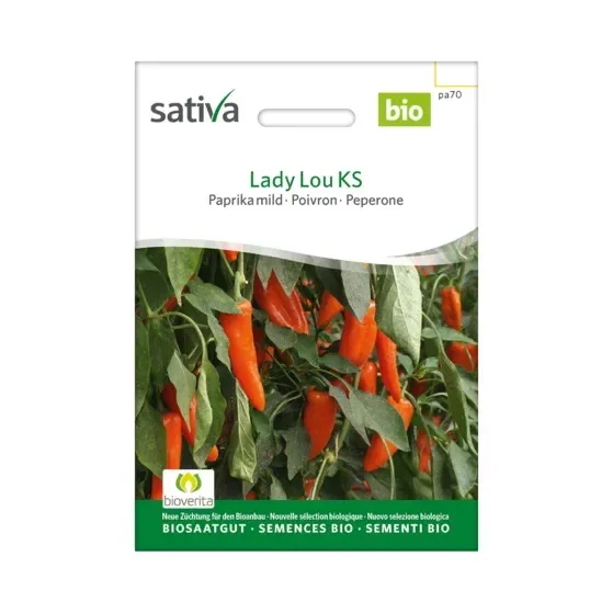Paprika mild Lady Lou Ks Biosamen pa70
