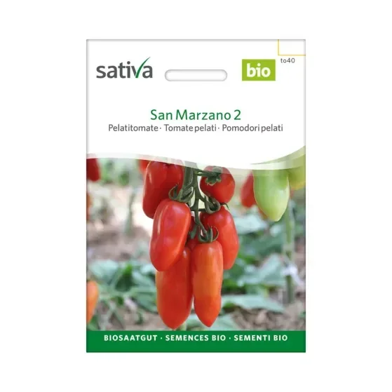Pelatitomate San Marzano 2 Biosamen to40